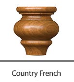 Country French Bun Feet