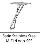 Satin Stainless Steel M-FL/Loop-SSS