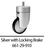 Silver with Locking Brake 661-29-910
