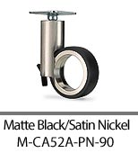 Matte Black and Satin Nickel M-CA52A-PN-90