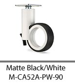 Matte Black and White M-CA52A-PW-90