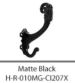 Matte Black H-R-010MG-CI207X