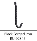 Raw Black Forged Iron RU-92345