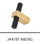 JA478T Matte Black/Brushed Gold