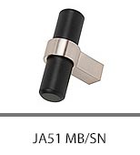 JA51 Matte Black/Satin Nickel