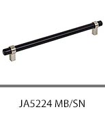 JA5224 Matte Black/Satin Nickel