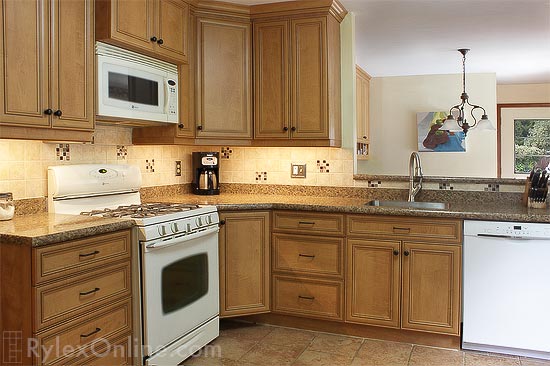 Compact Kitchen Cabinets with Corner Lazy Susan Cabinet