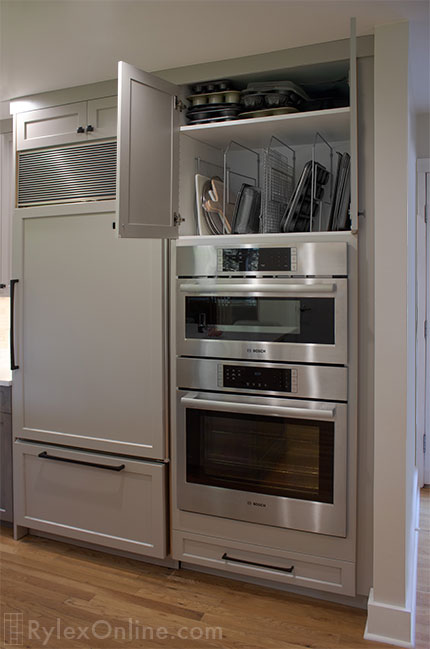 Refrigerator Cabinet Panels Open