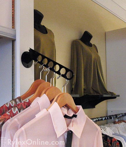 Valet Rod for Clothing Display