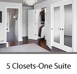 Suite of Five Closets