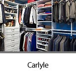 Walk-In Professional's Closet with Ironing Board and Tilt Out Hamper