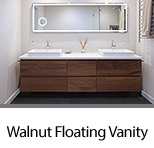 Walnut Floating Vanity