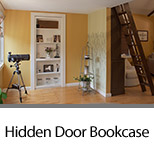 Bookcase Door Hides Coat Closet