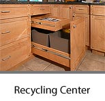 Kitchen Recycle Pull Out Cabinet