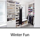 Dual Closet for Men and Women with Title Out Hamper